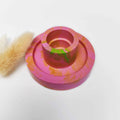 Vivid colours candle stick holders, pink pillar candle holder, aesthetic room decor, summer table decor, unique gift idea for sister-0