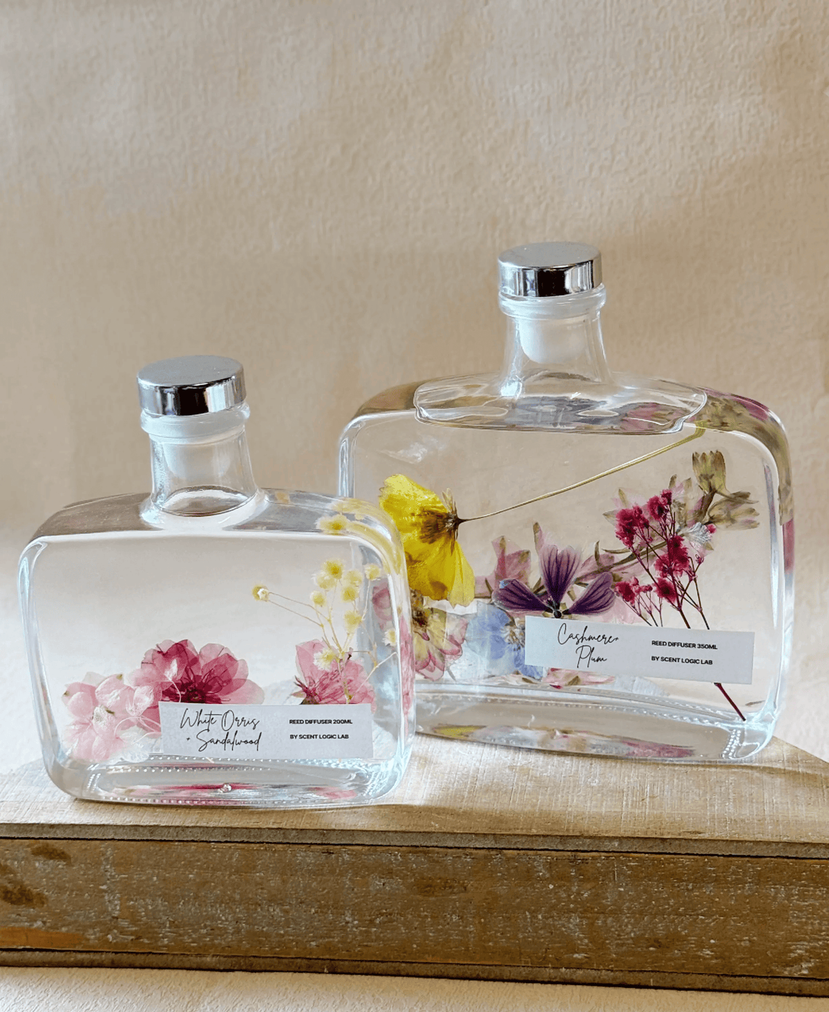 Botanical Reed Diffuser 6.8 oz | Natural Home Fragrance & Elegant Decor
